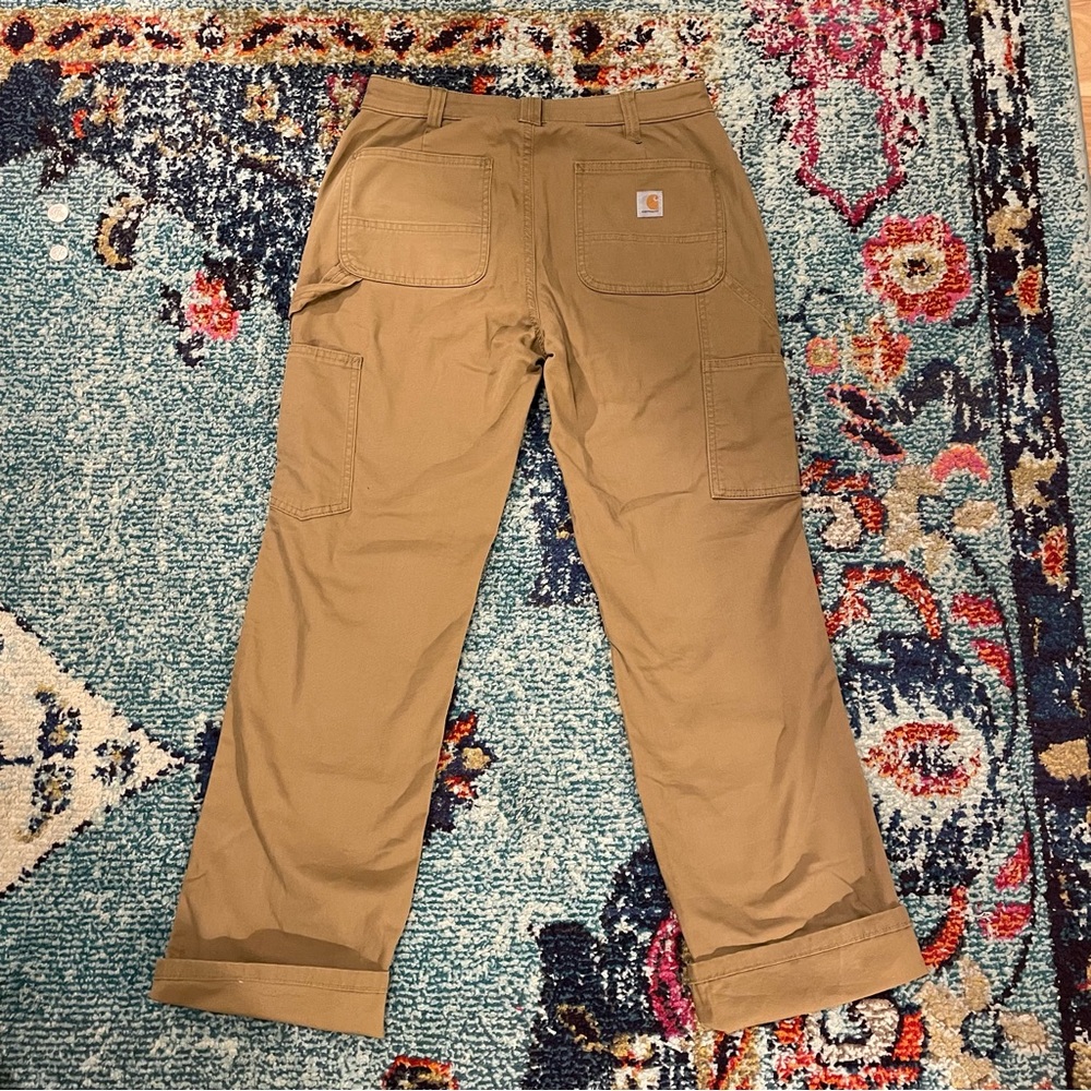 Tan Carhartt Canvas Pants